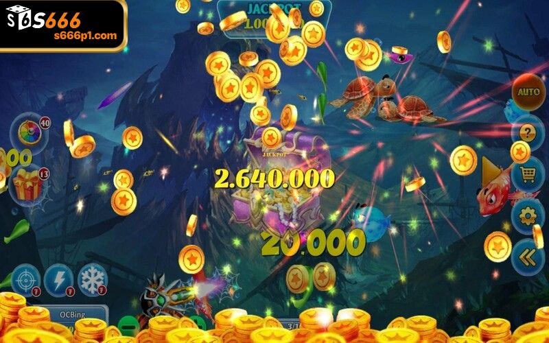 Jackpot Fishing mang đến cơ hội nhận thưởng rất lớn cho người chơi